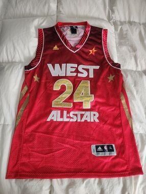 adidas Kobe Bryant #24 NBA All-Star Game Los Angeles Lakers Jersey XL Red